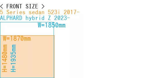 #5 Series sedan 523i 2017- + ALPHARD hybrid Z 2023-